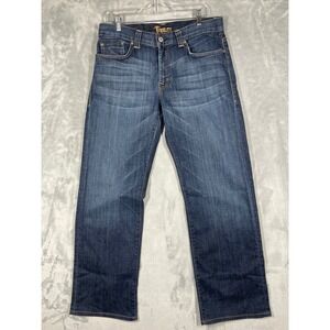 Fidelity Denim Camino Jeans Dark Wash Straight Leg Mens Size 33x31